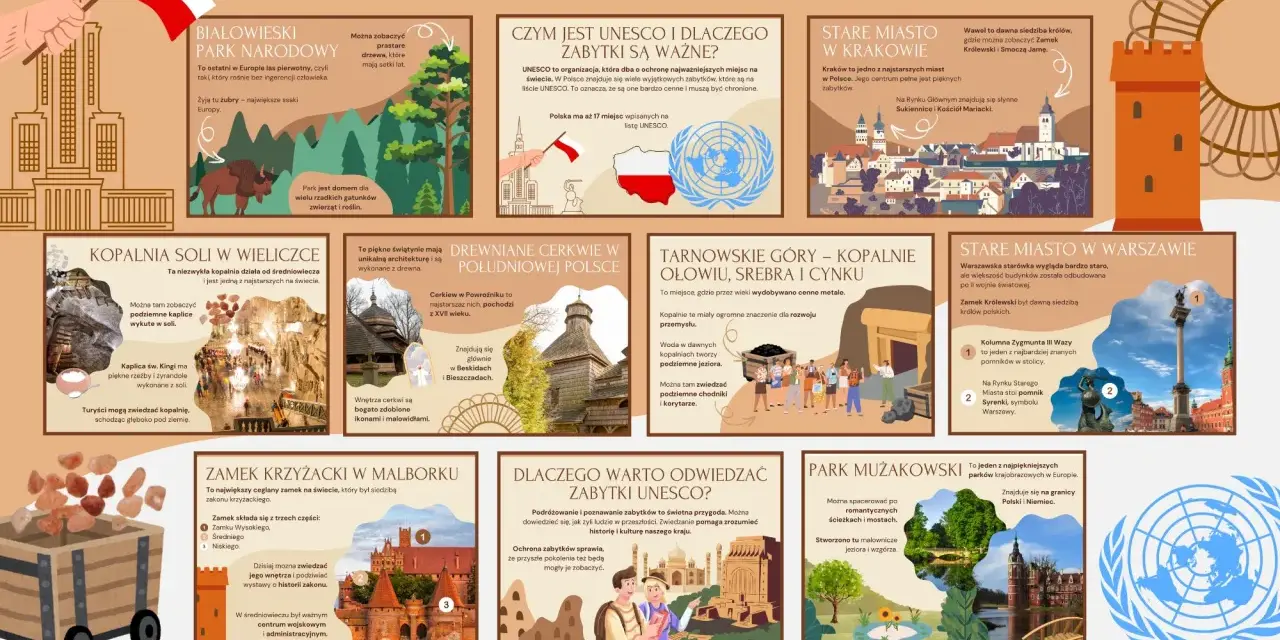 Odkryj skarby UNESCO w Polsce: od Puszczy Białowieskiej po kopalnie soli w Wieliczce. Poznaj historię i piękno naszego kraju.